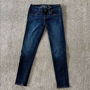 Women’s American Eagle Super Stretch Dark Blue Jegging Jeans